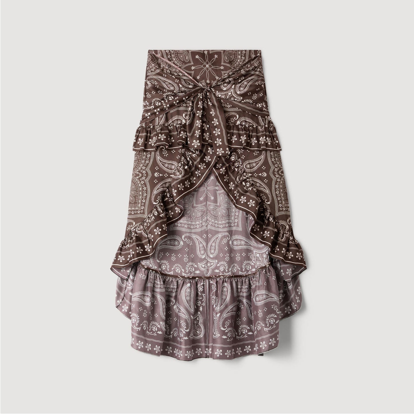 Bandana print short skirt