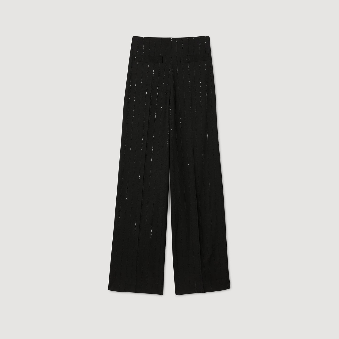 Sequinned suit trousers