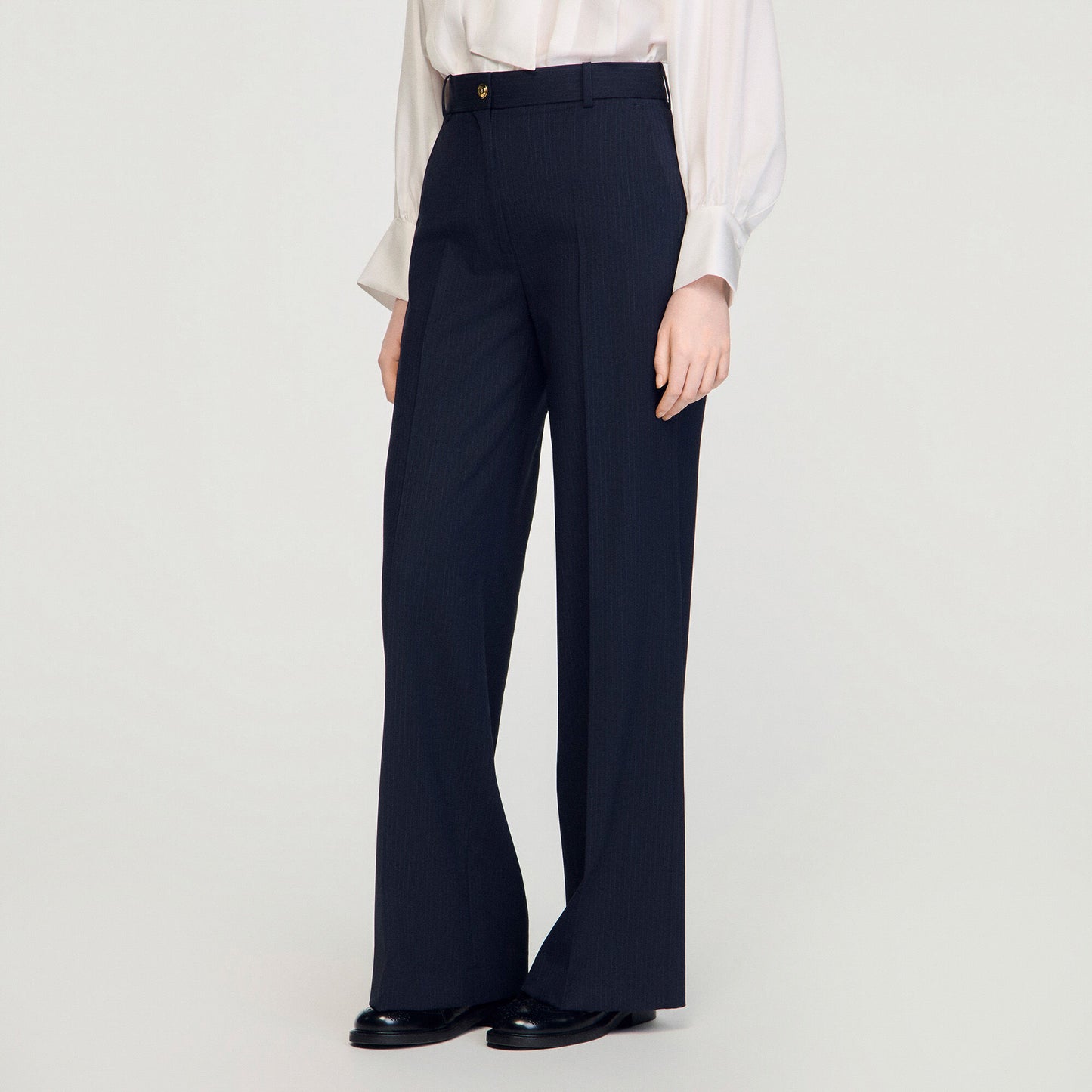 Chalk-striped trousers