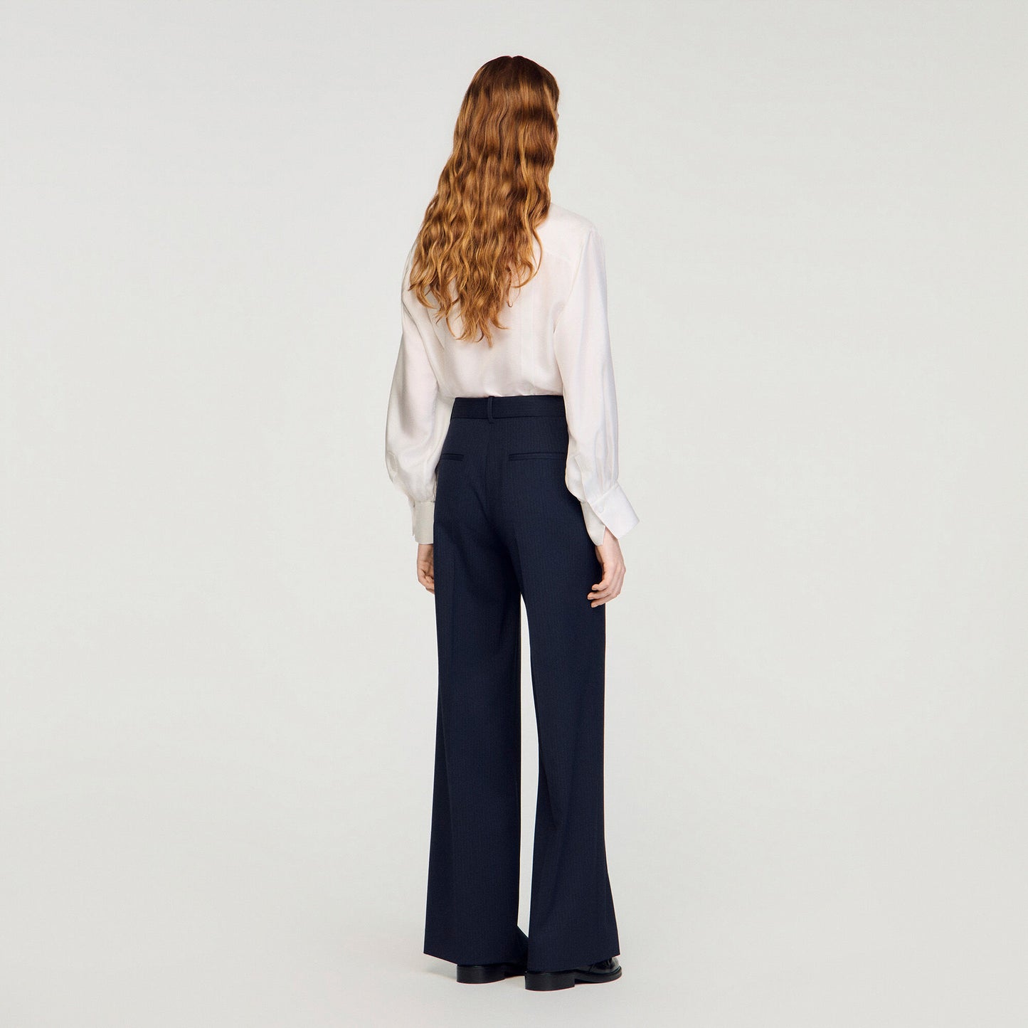 Chalk-striped trousers