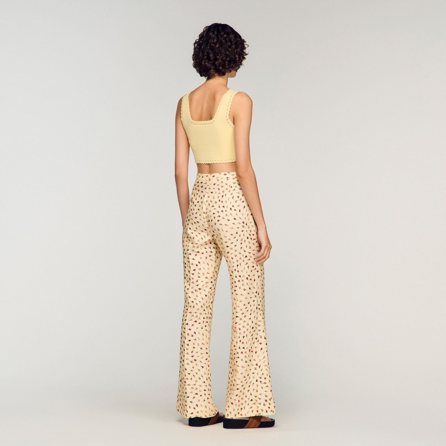 Floral trousers