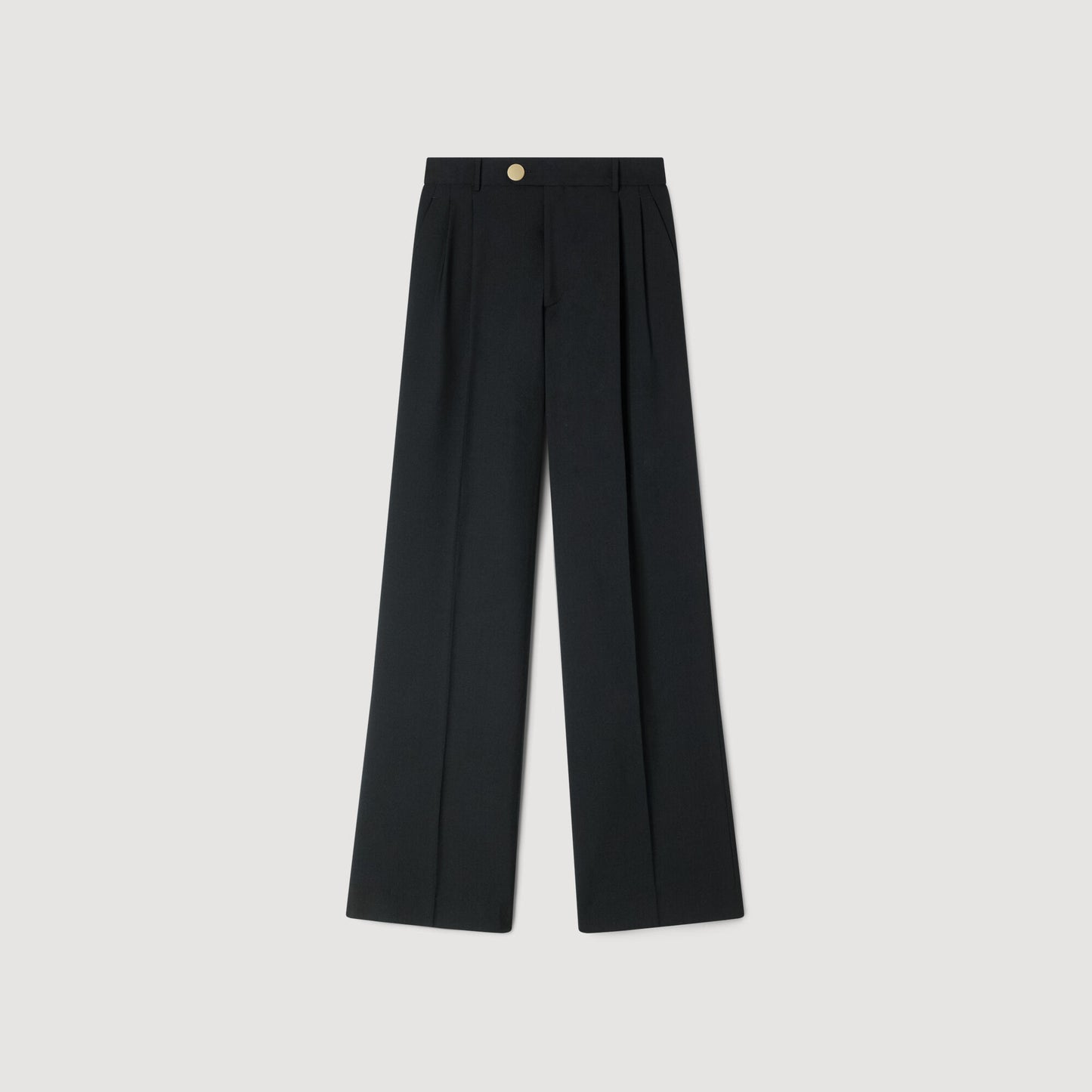 Wool suit trousers