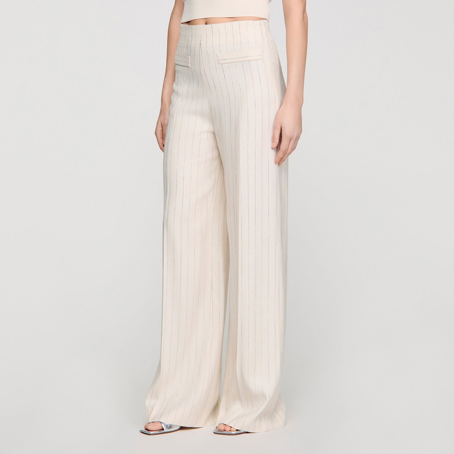 Striped trousers