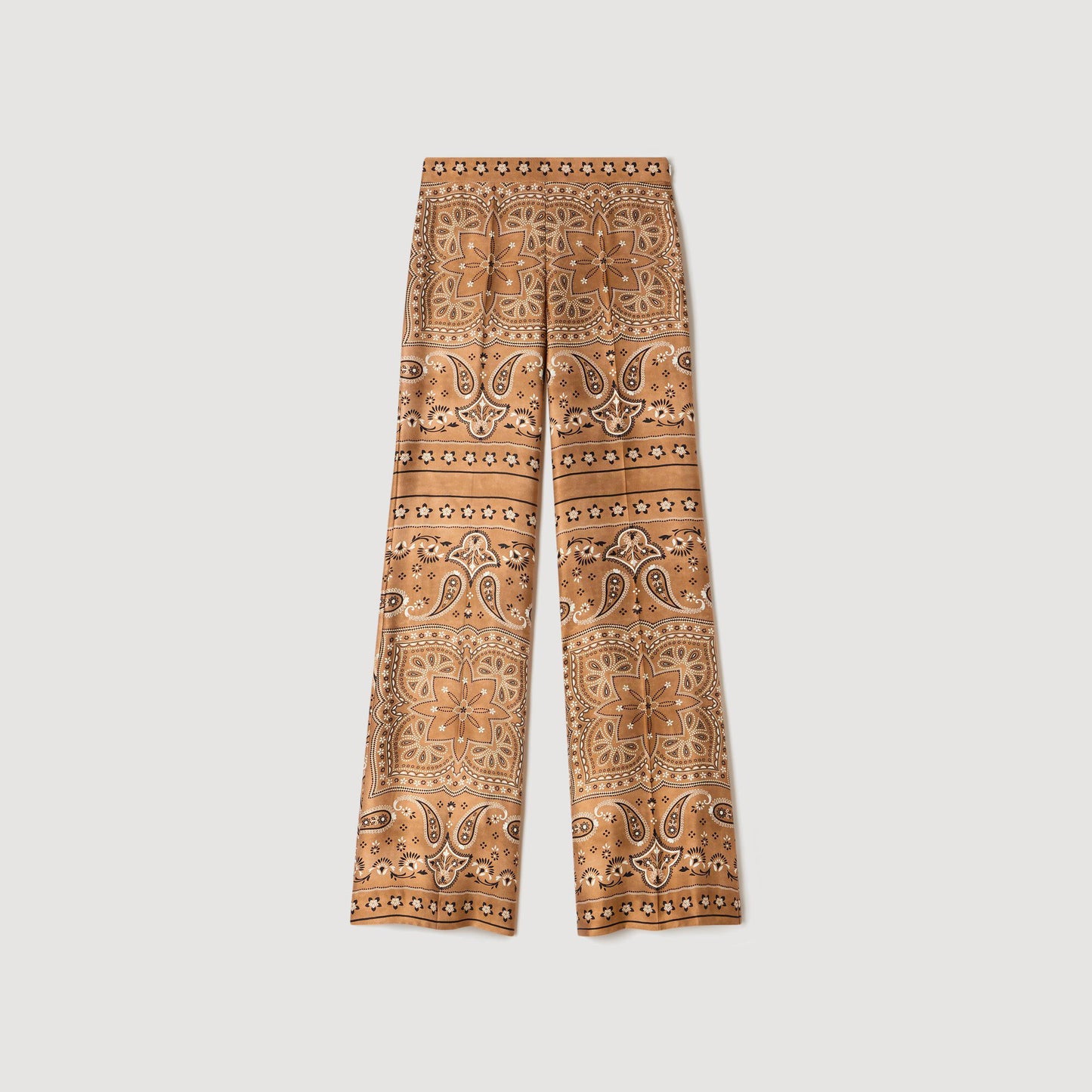 Bandana-print floaty trousers