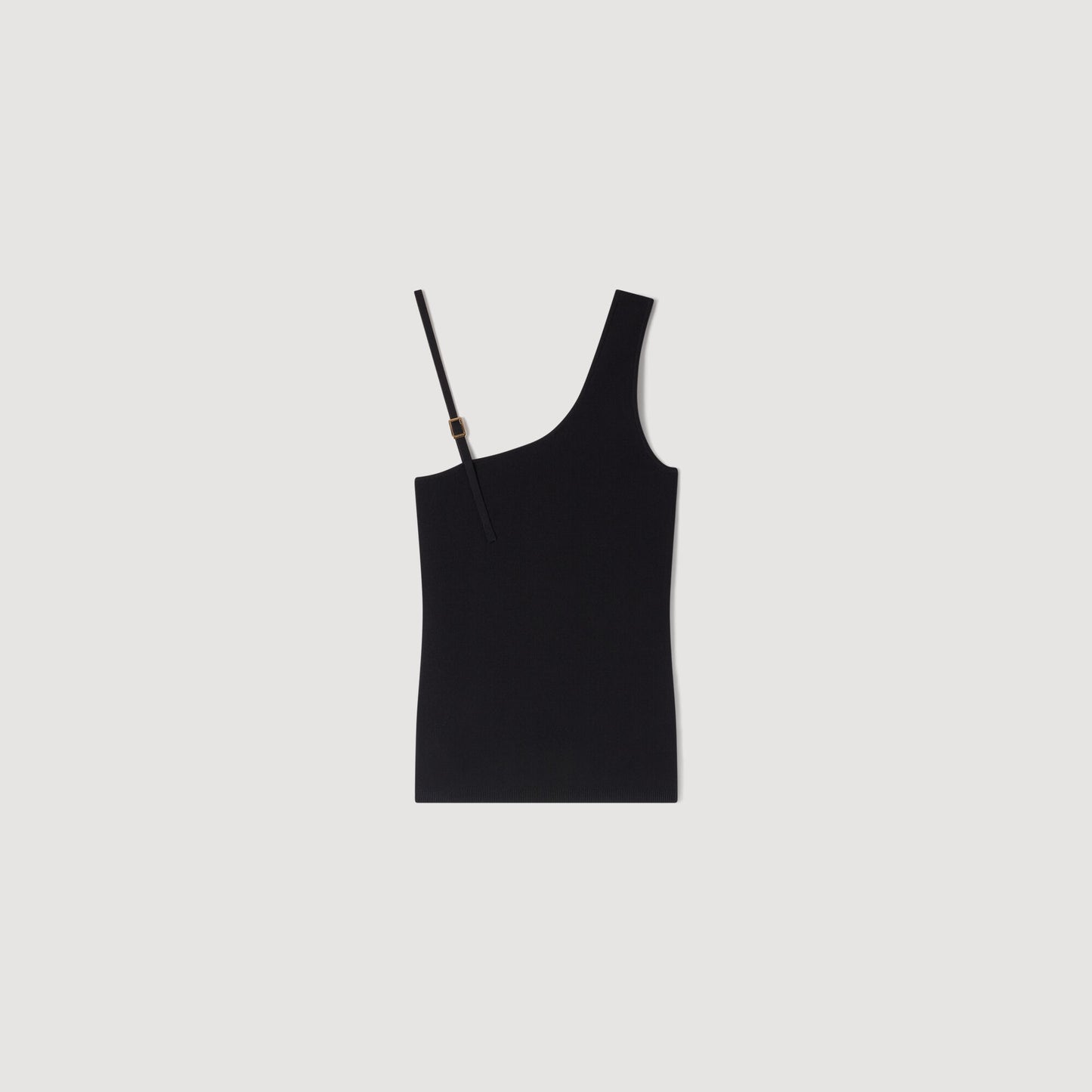Asymmetric knit jumper
