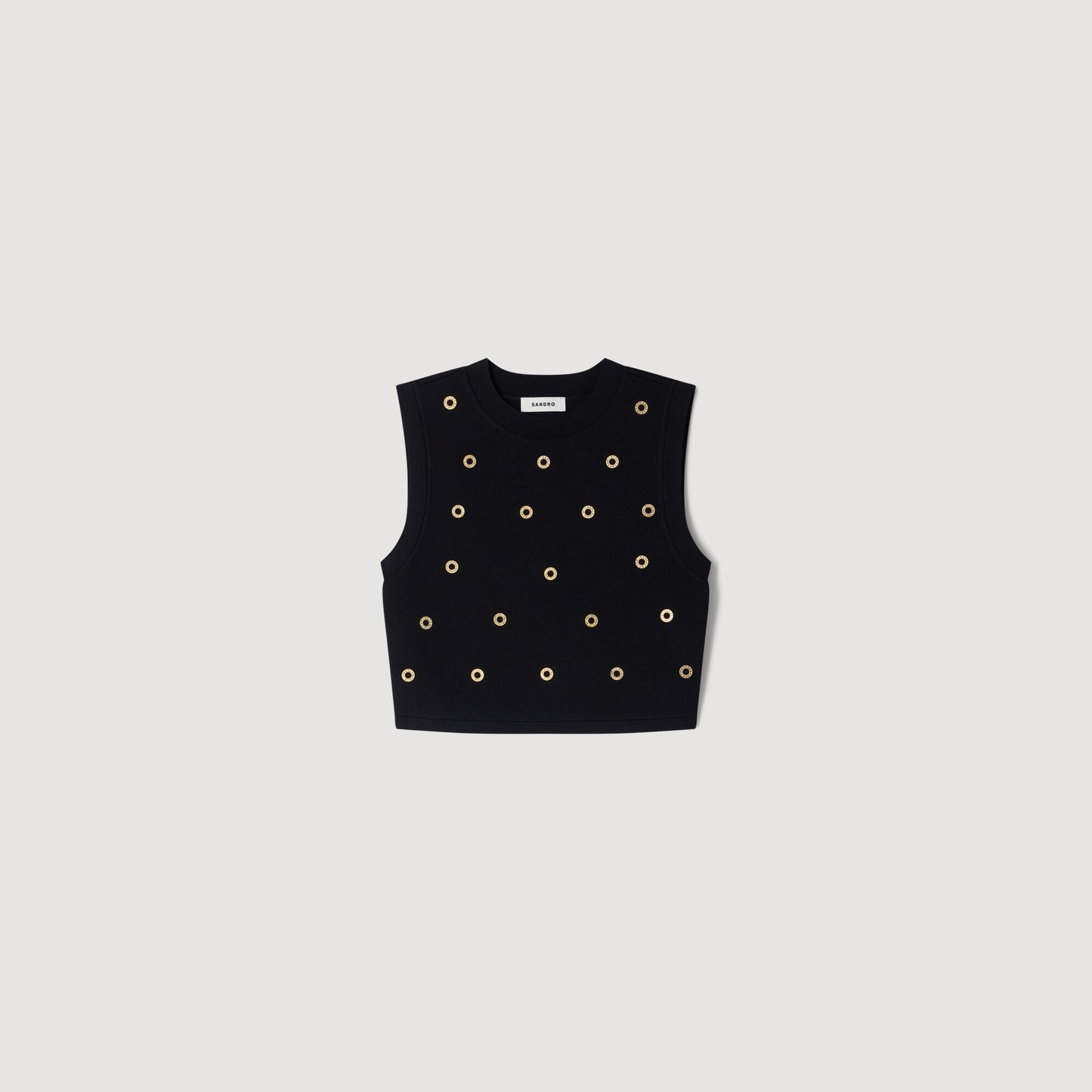 Studded knit top