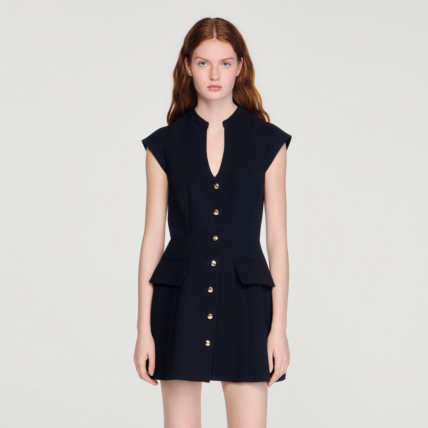 Short sleeveless dress