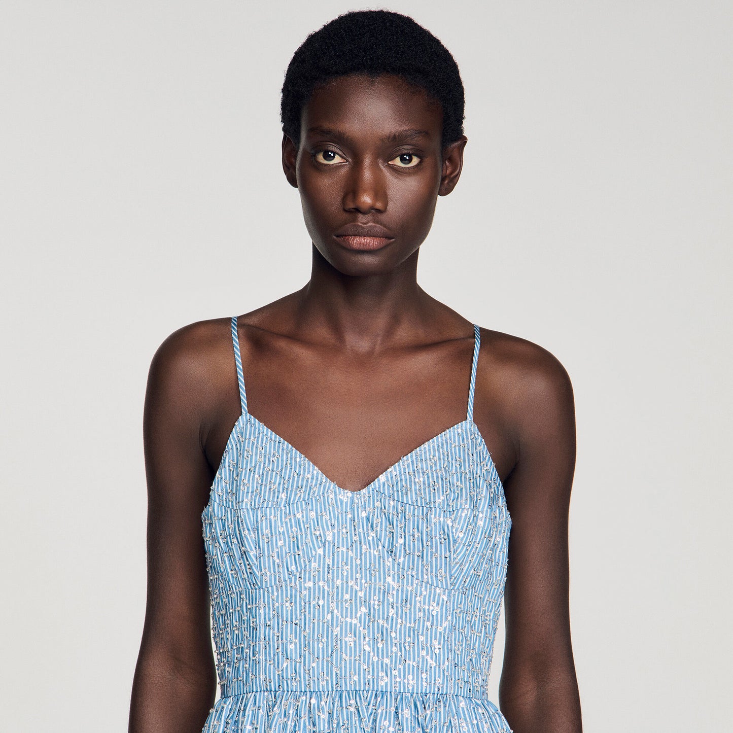 Sequined maxi dress