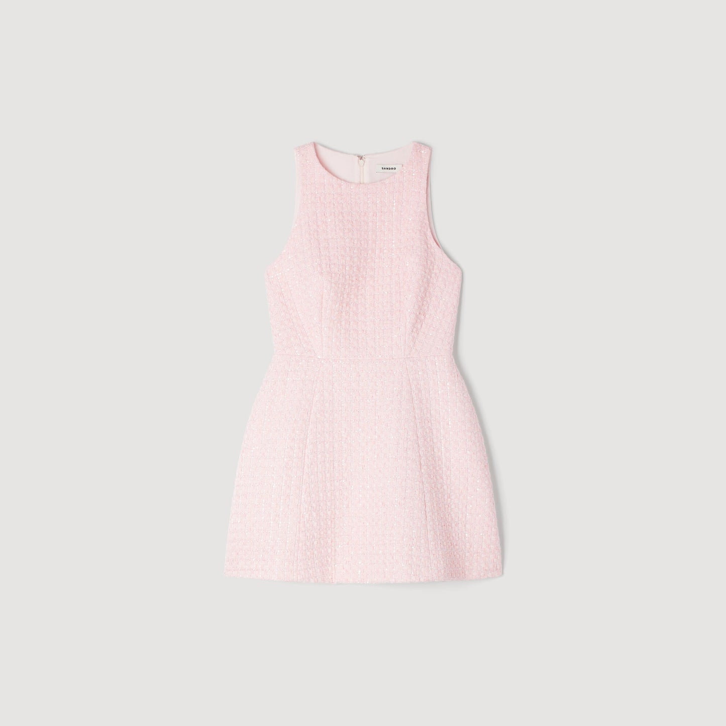 Sequin tweed short dress
