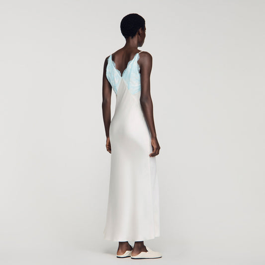 Lingerie-style maxi dress