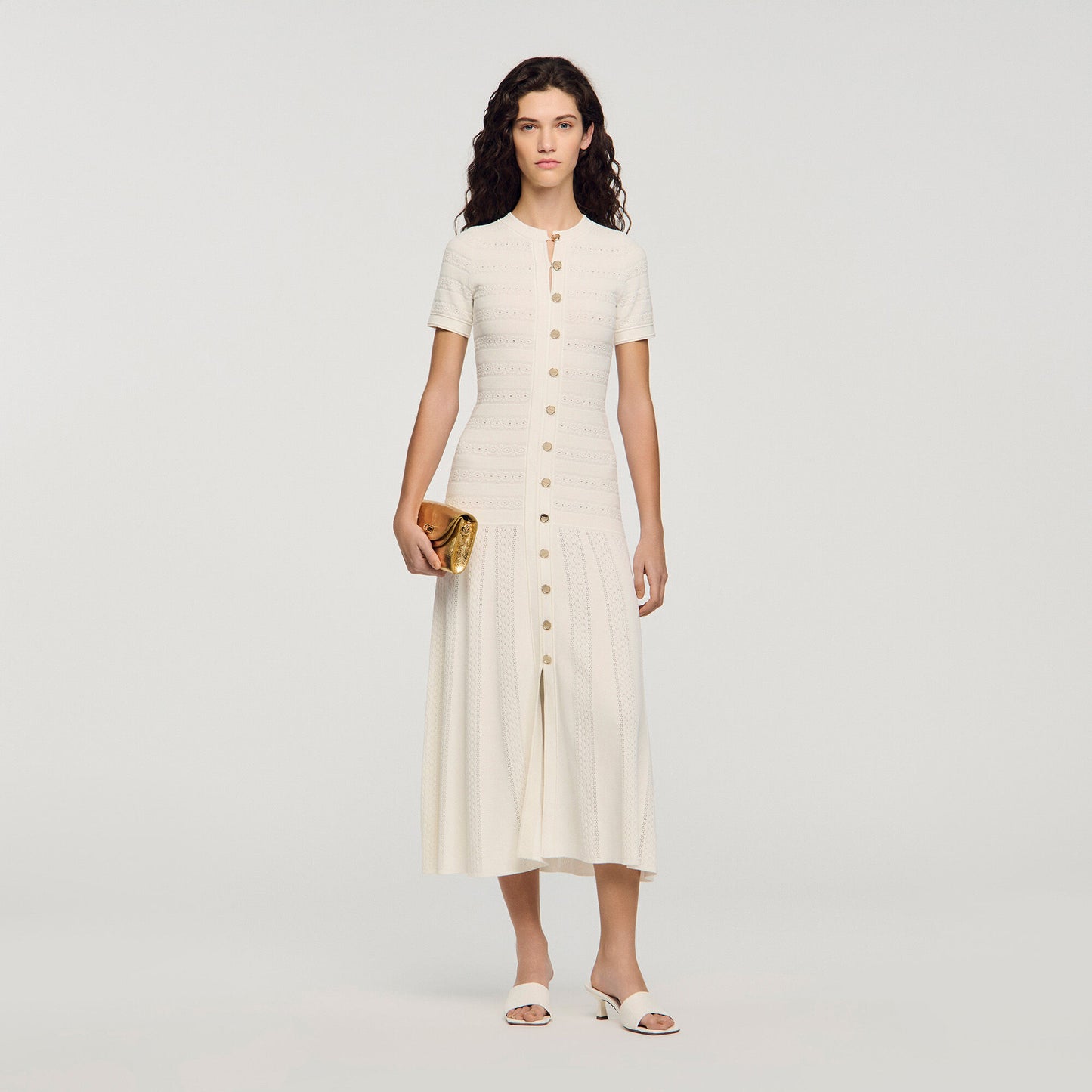 Knit maxi dress