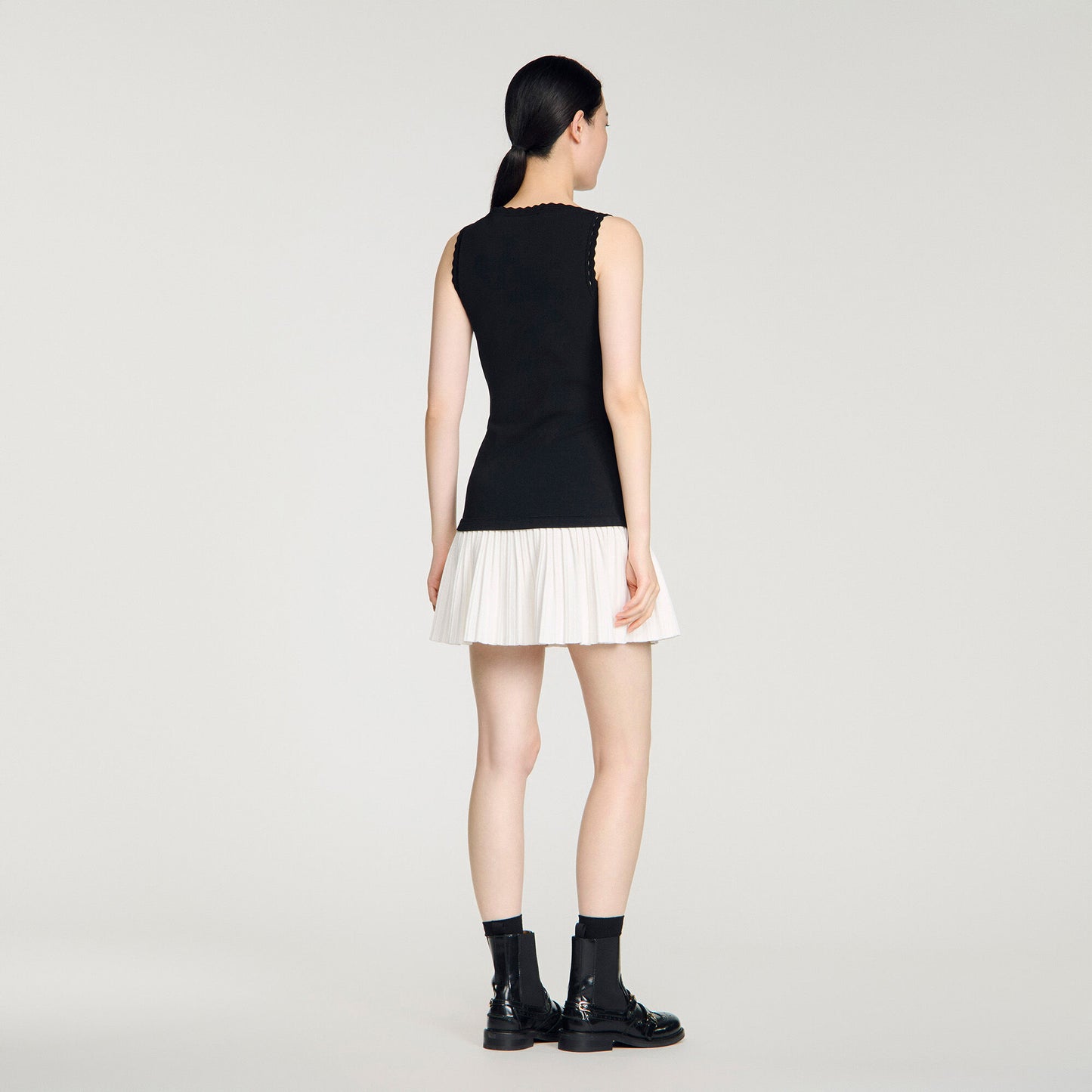 Two-tone short dress