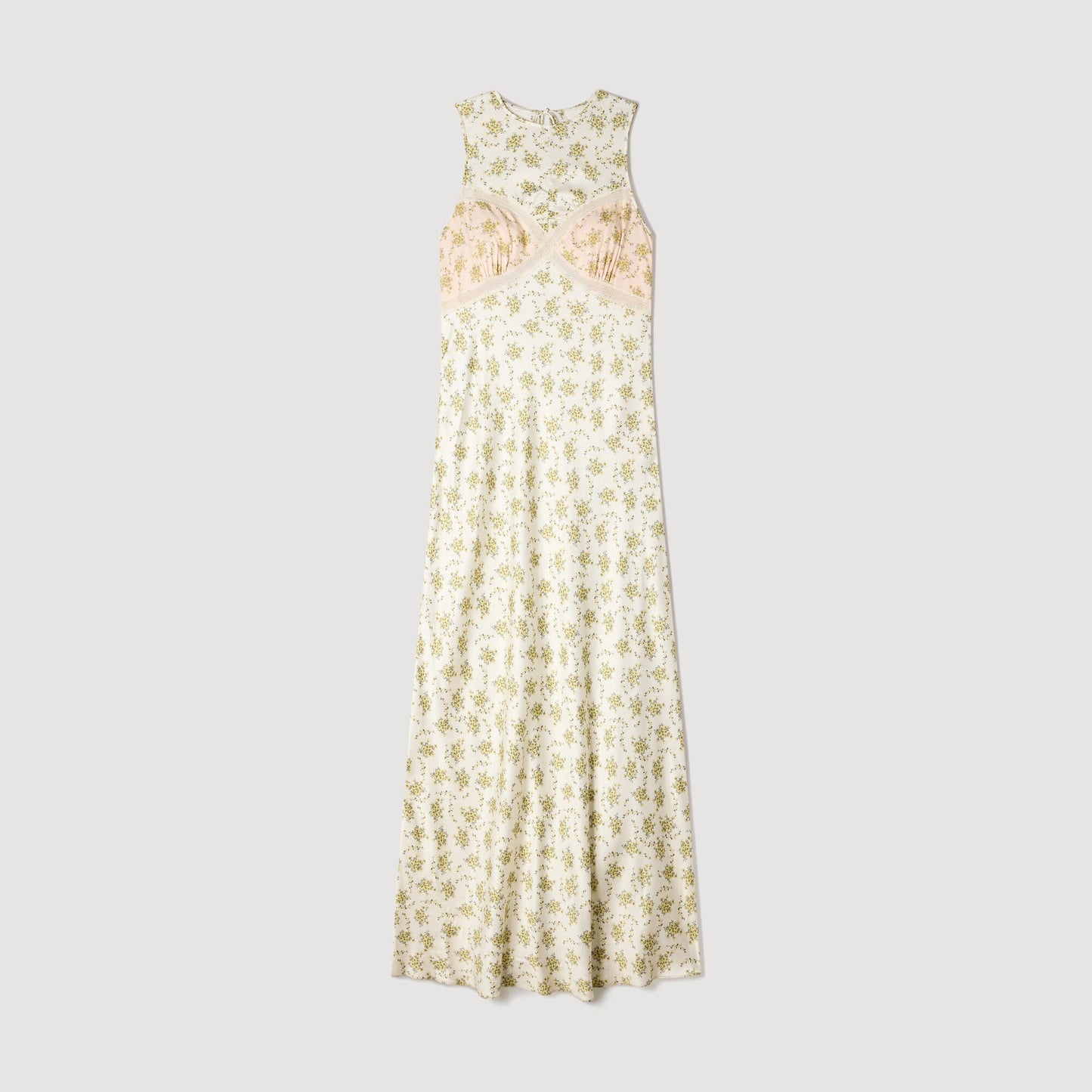 Flower print maxi dress