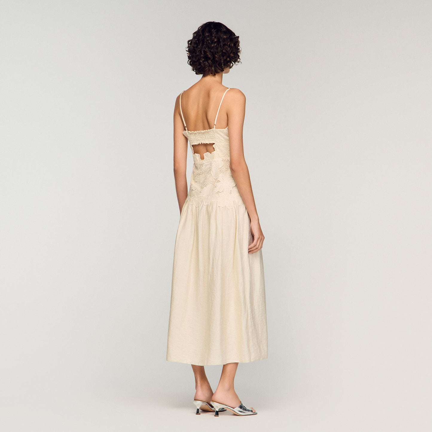 Guipure maxi dress