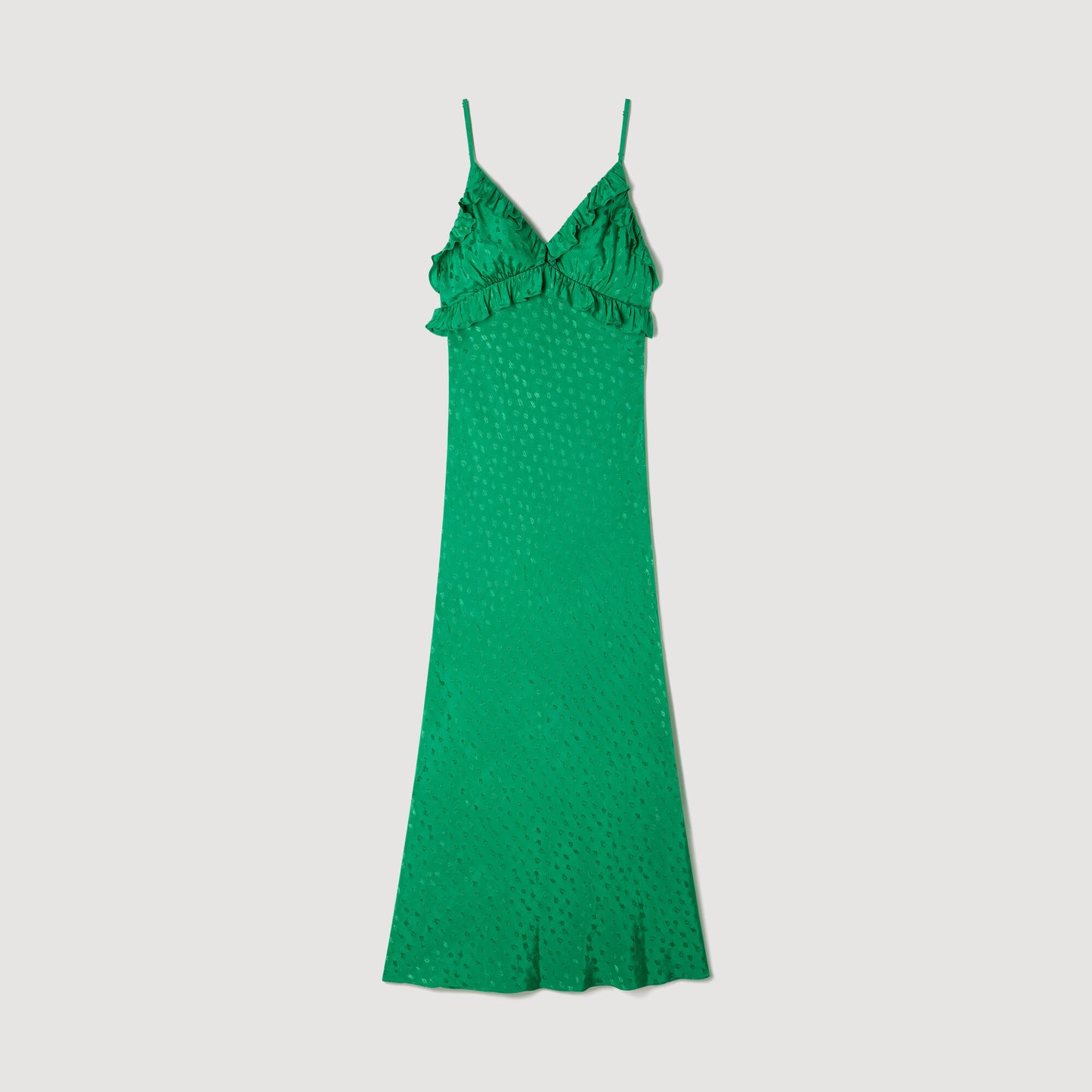 Maxi dress with straps