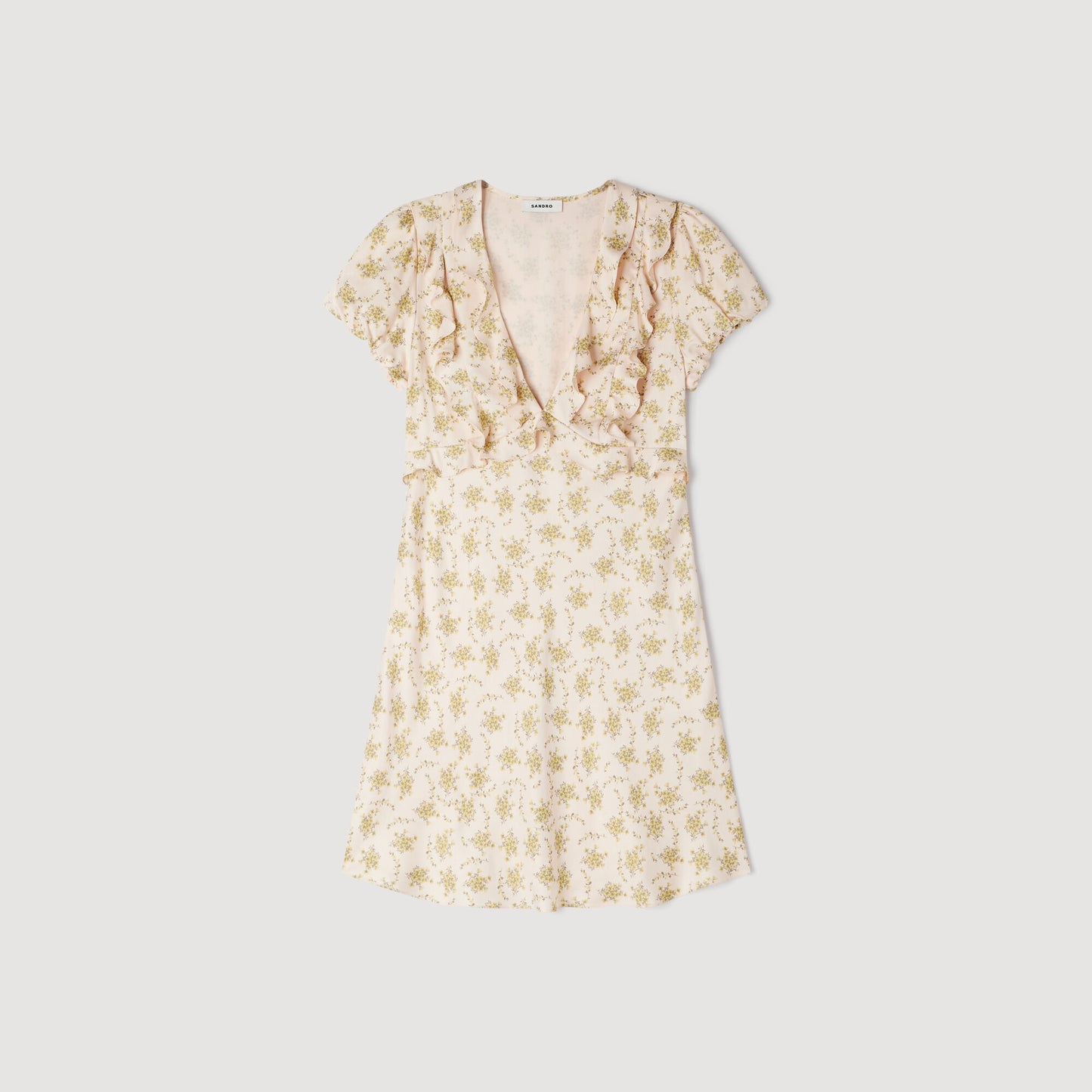 Floral print short dress