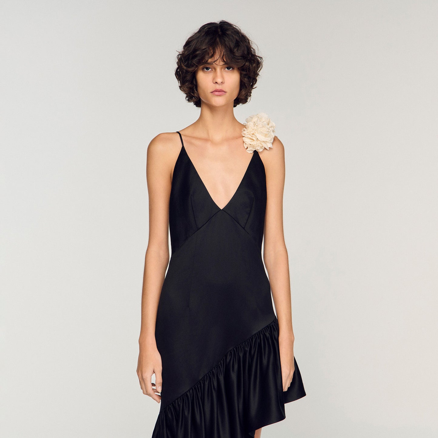 Short ruffled dress