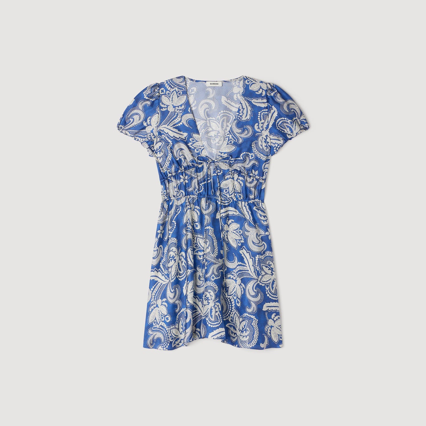 Floral print short dress