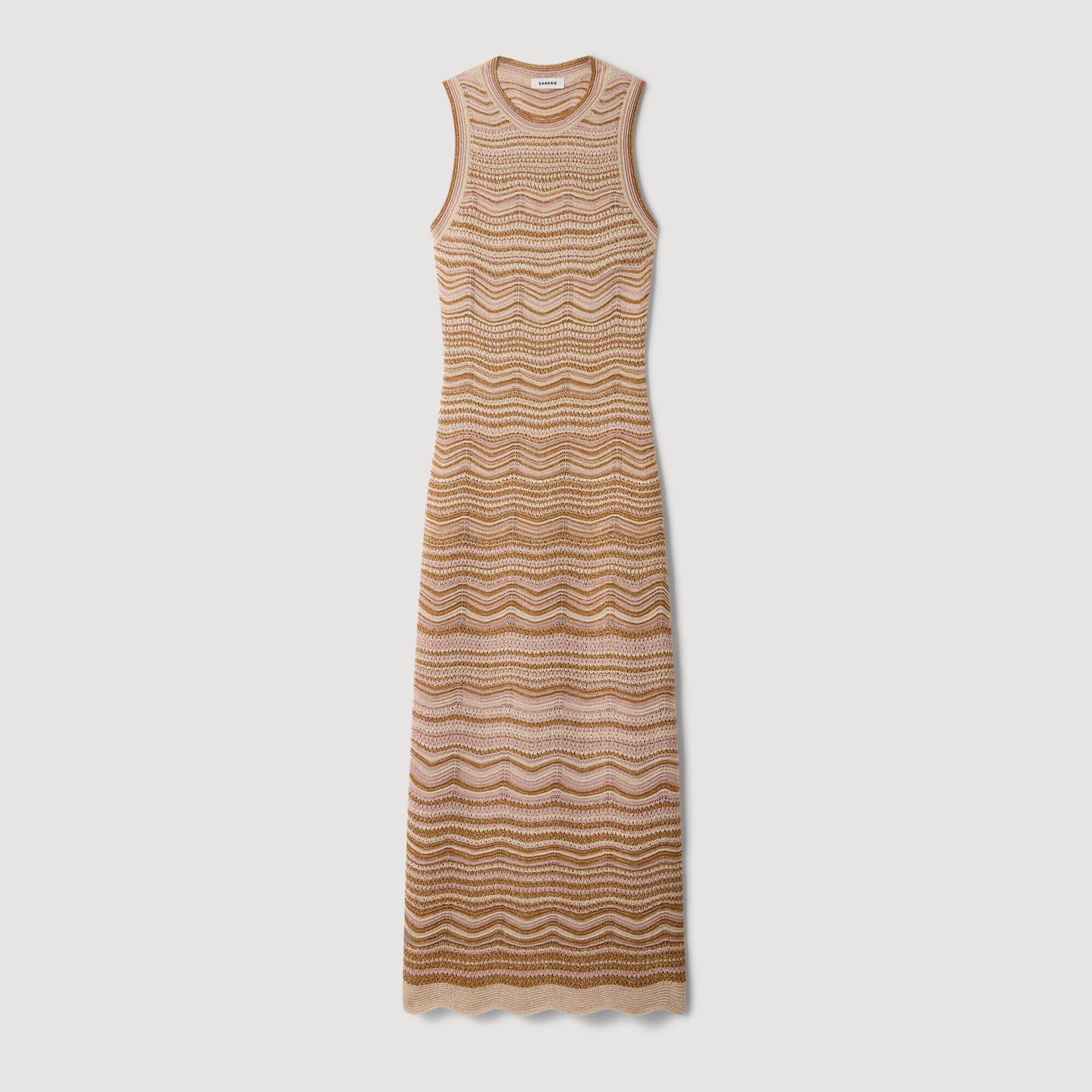 Fancy knit maxi dress