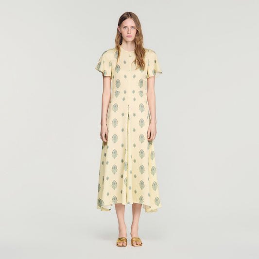 Paisley print maxi dress