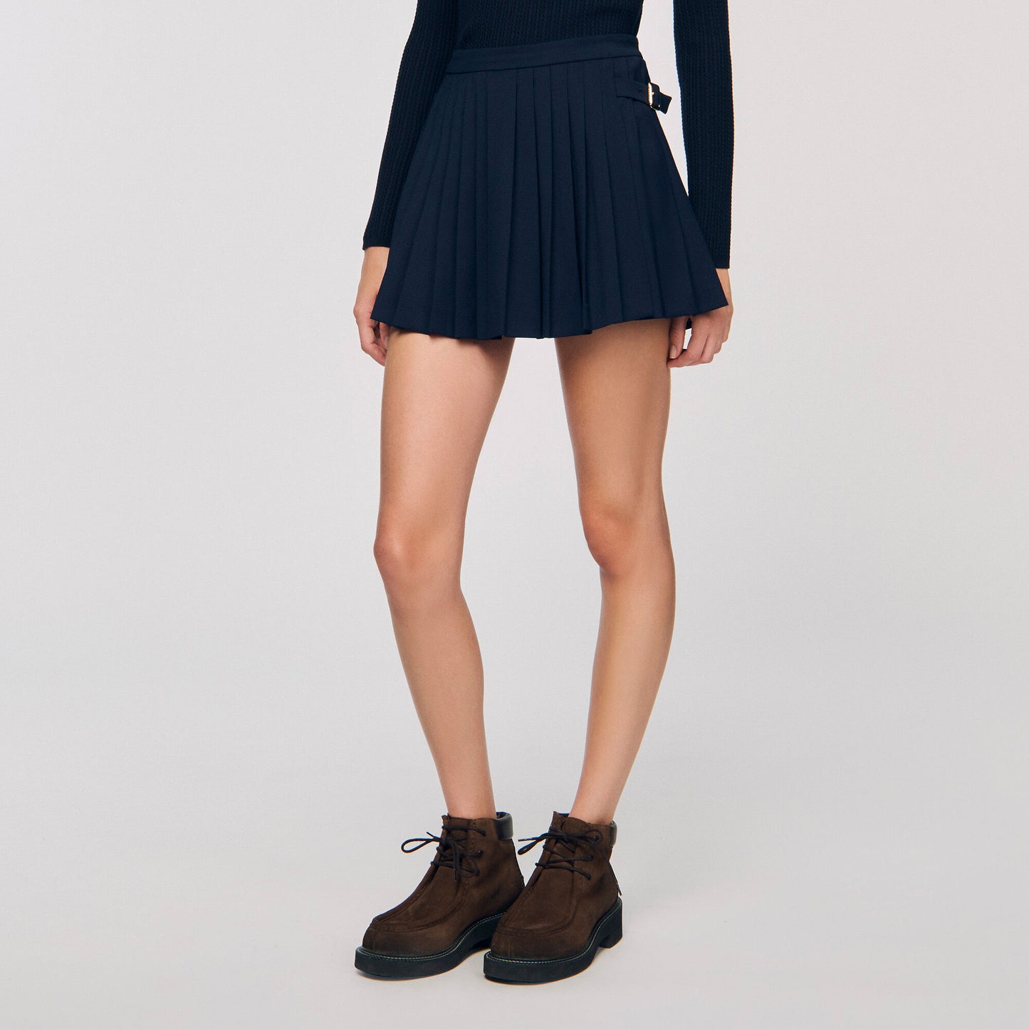 Pleated skort