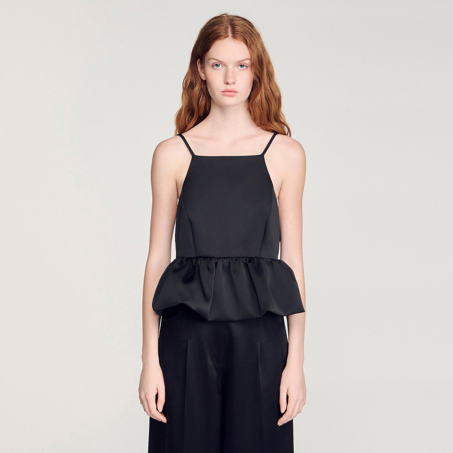Ruffled crop top