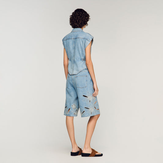 Denim top