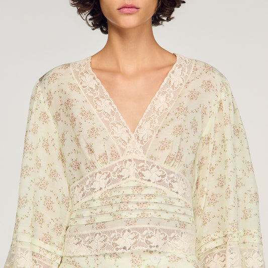 Floral crop top