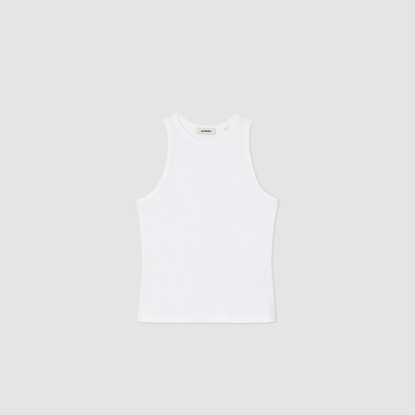 Embroidered vest top