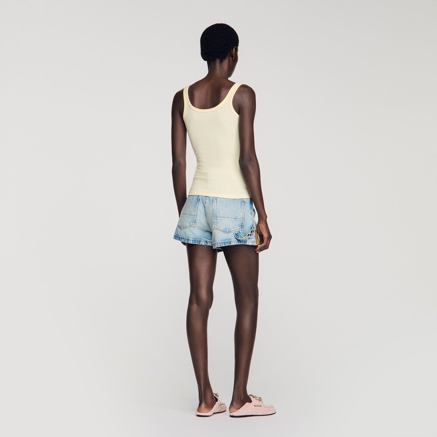 Ribbed vest top