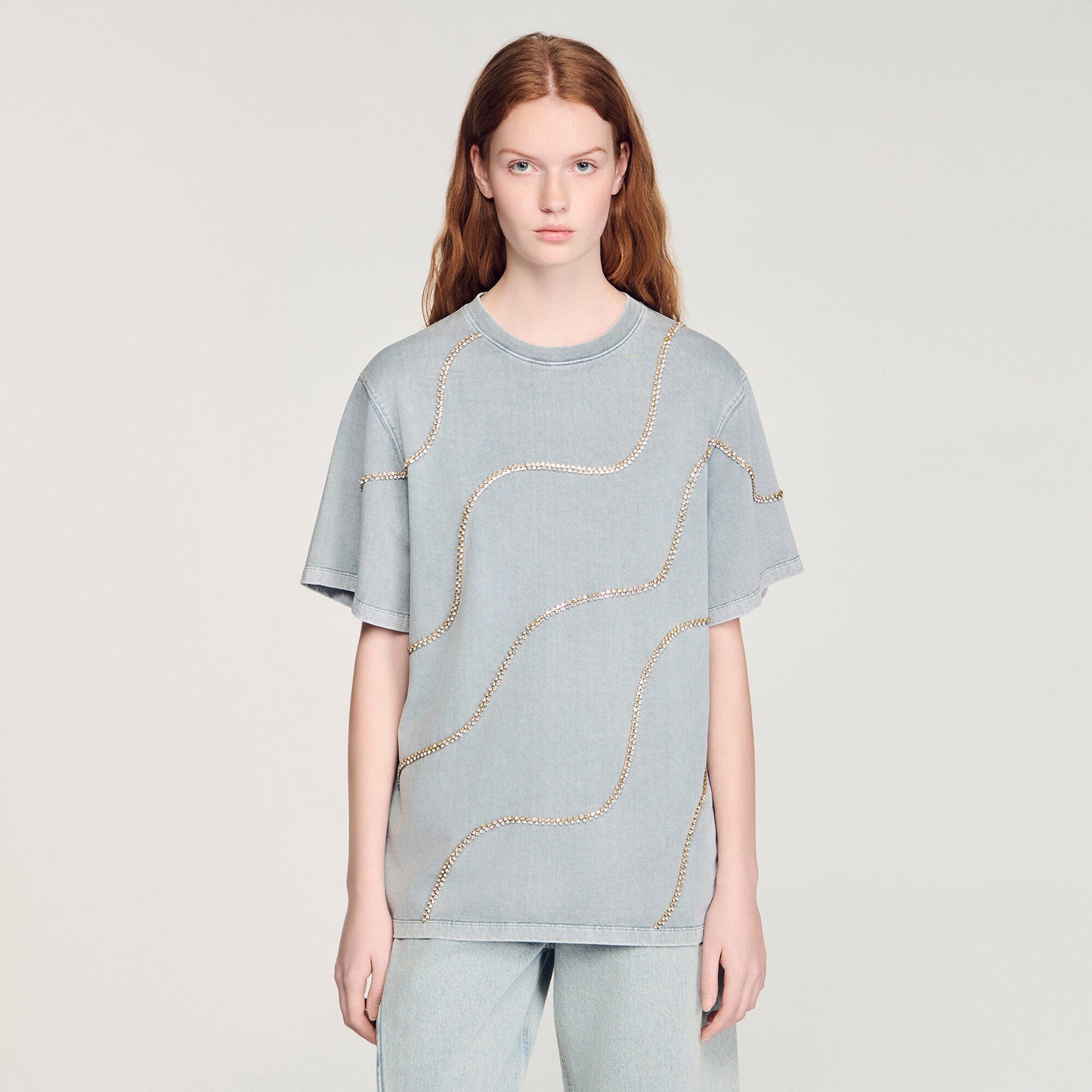 Rhinestone T-shirt