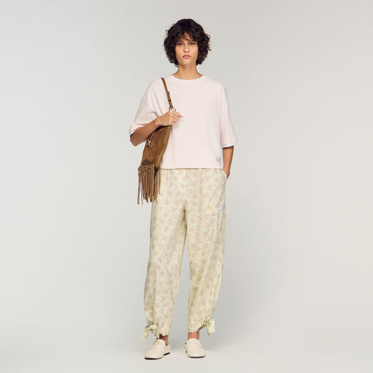 T-shirt with contrasting trim