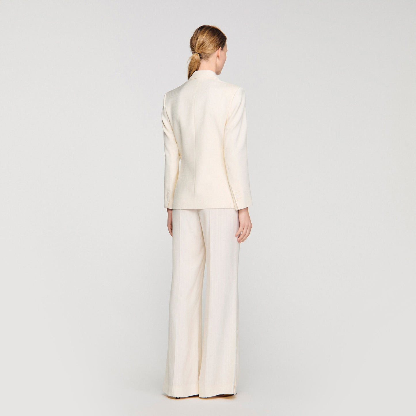 Double-breasted suit jacket