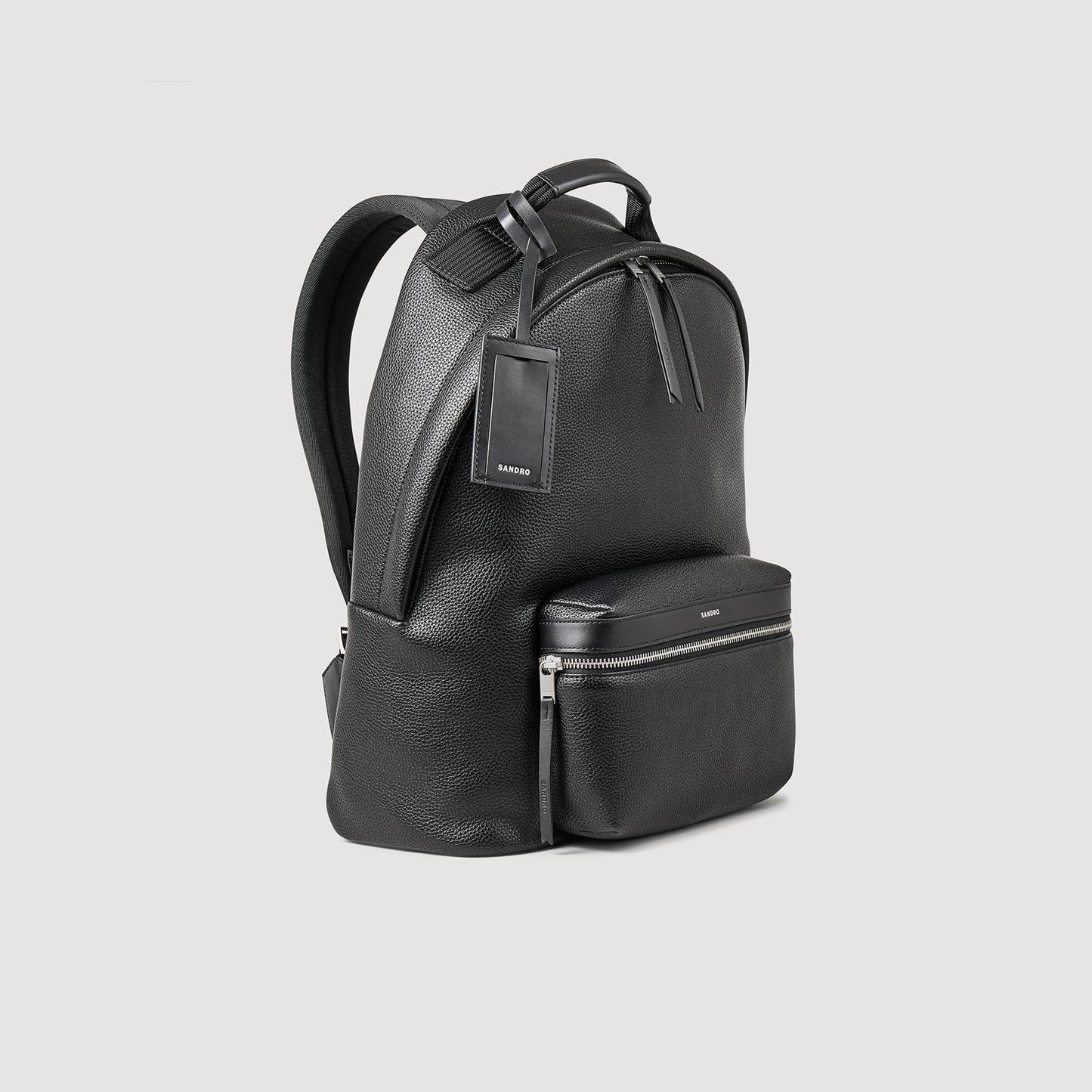 Coated canvas backpack