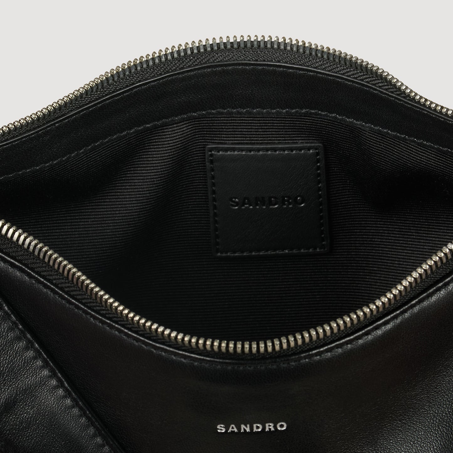 Small leather hobo bag