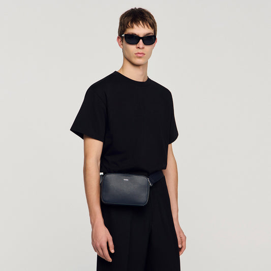Small grained leather bag