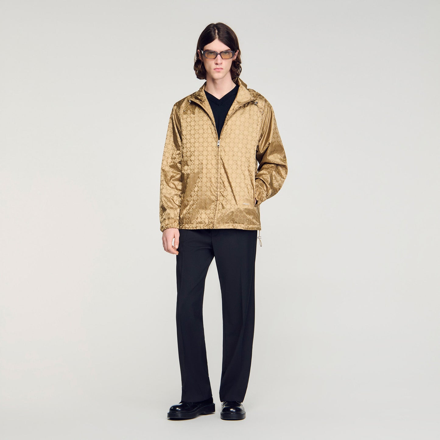 Square Cross nylon jacket