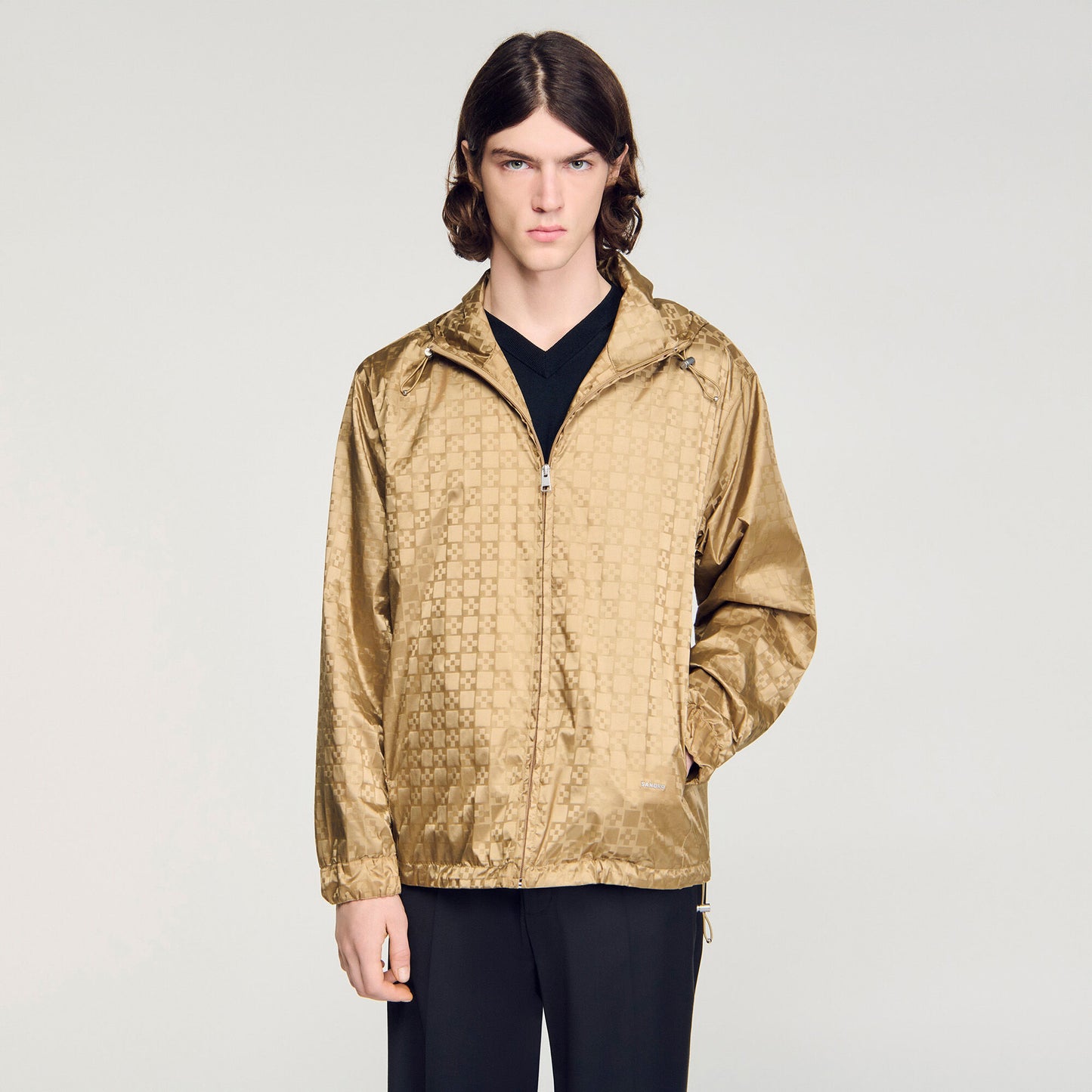 Square Cross nylon jacket