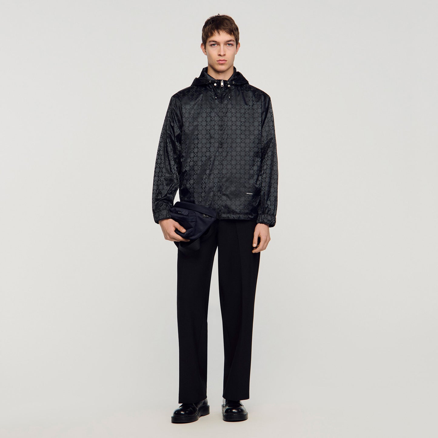 Square Cross nylon jacket