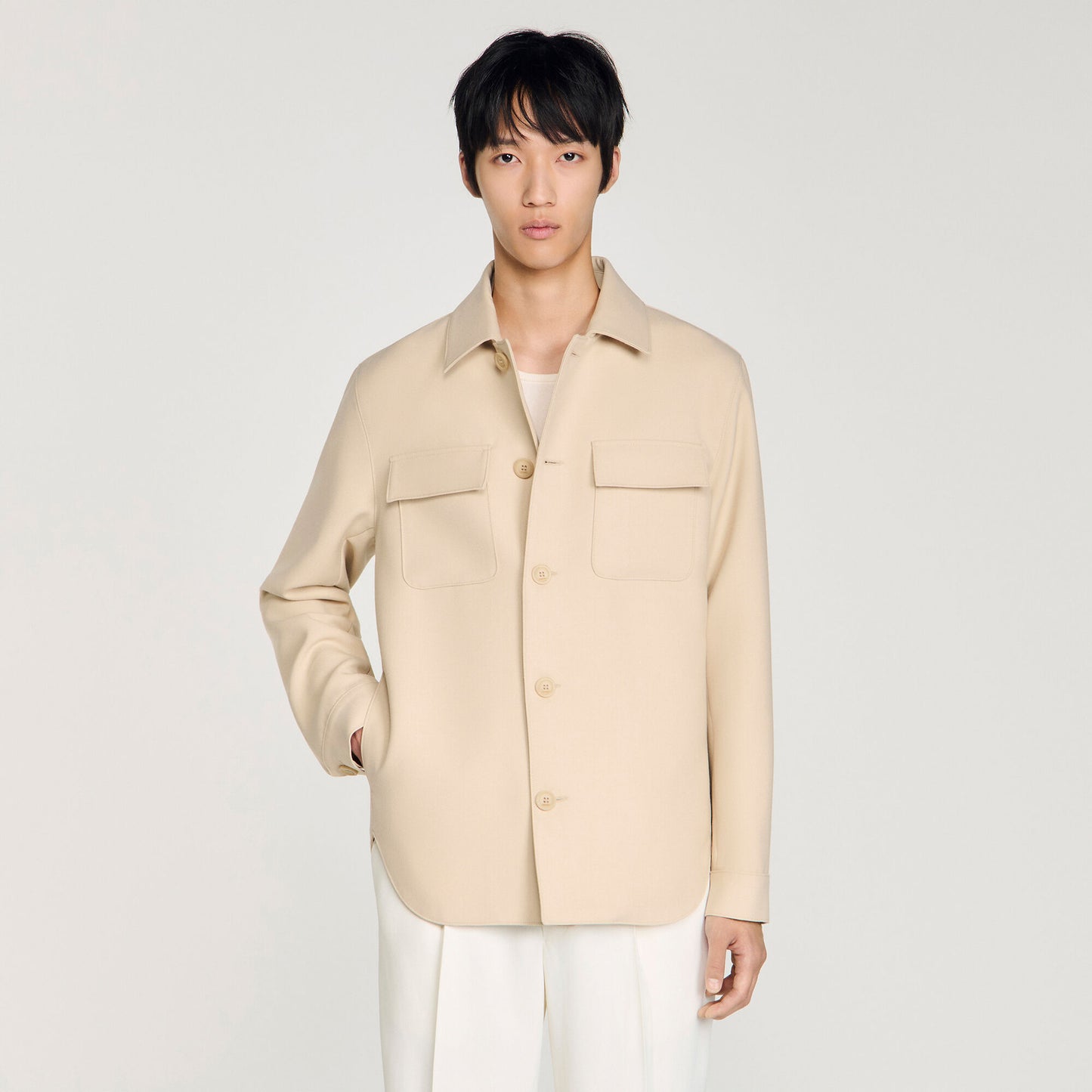 Buttoned overshirt