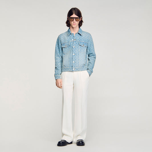Square Cross denim jacket