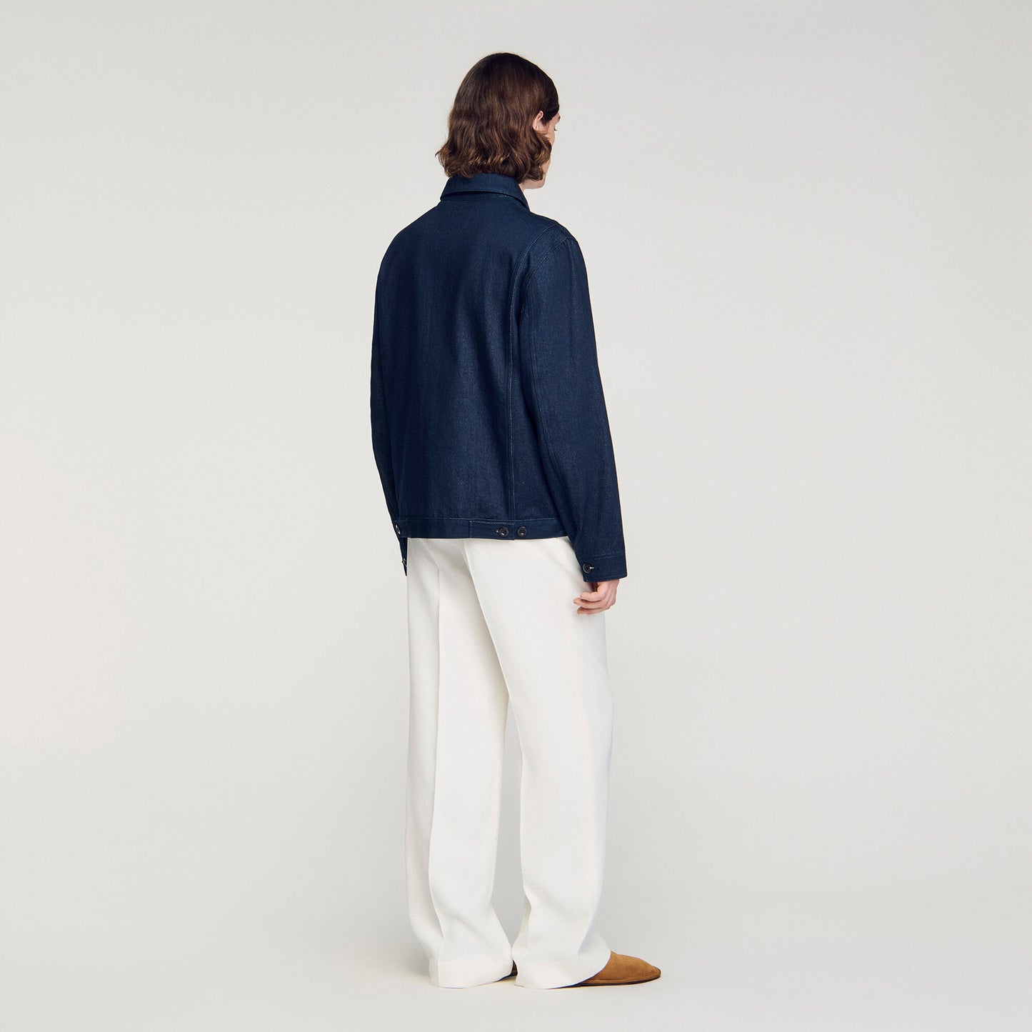 Denim worker jacket