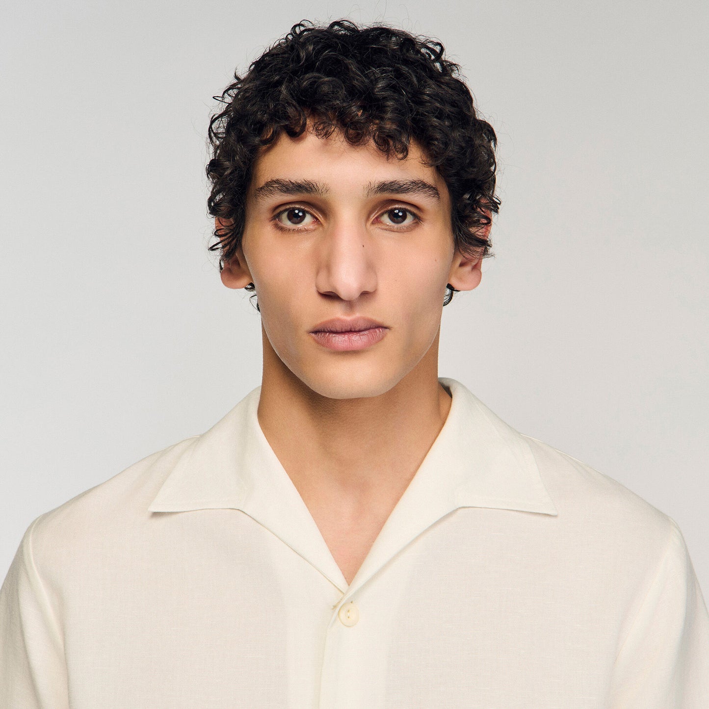 Cotton and linen shirt