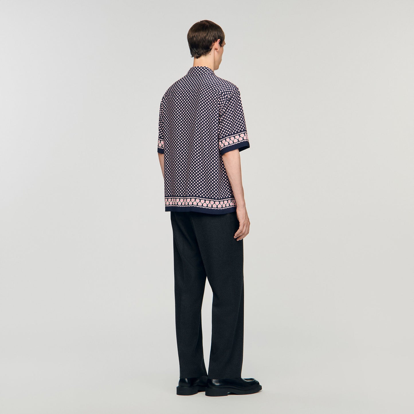 Heart motif flowing shirt