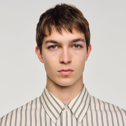 Striped cotton shirt