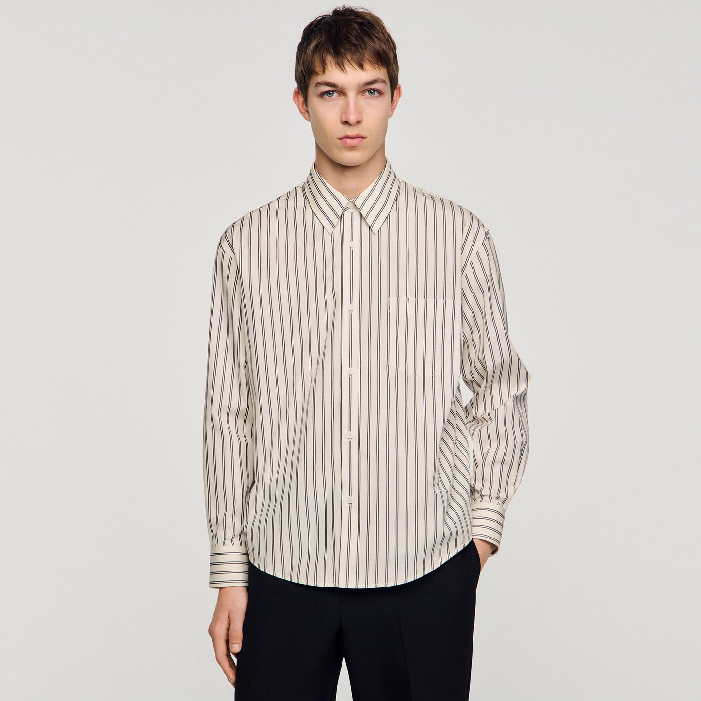 Striped cotton shirt