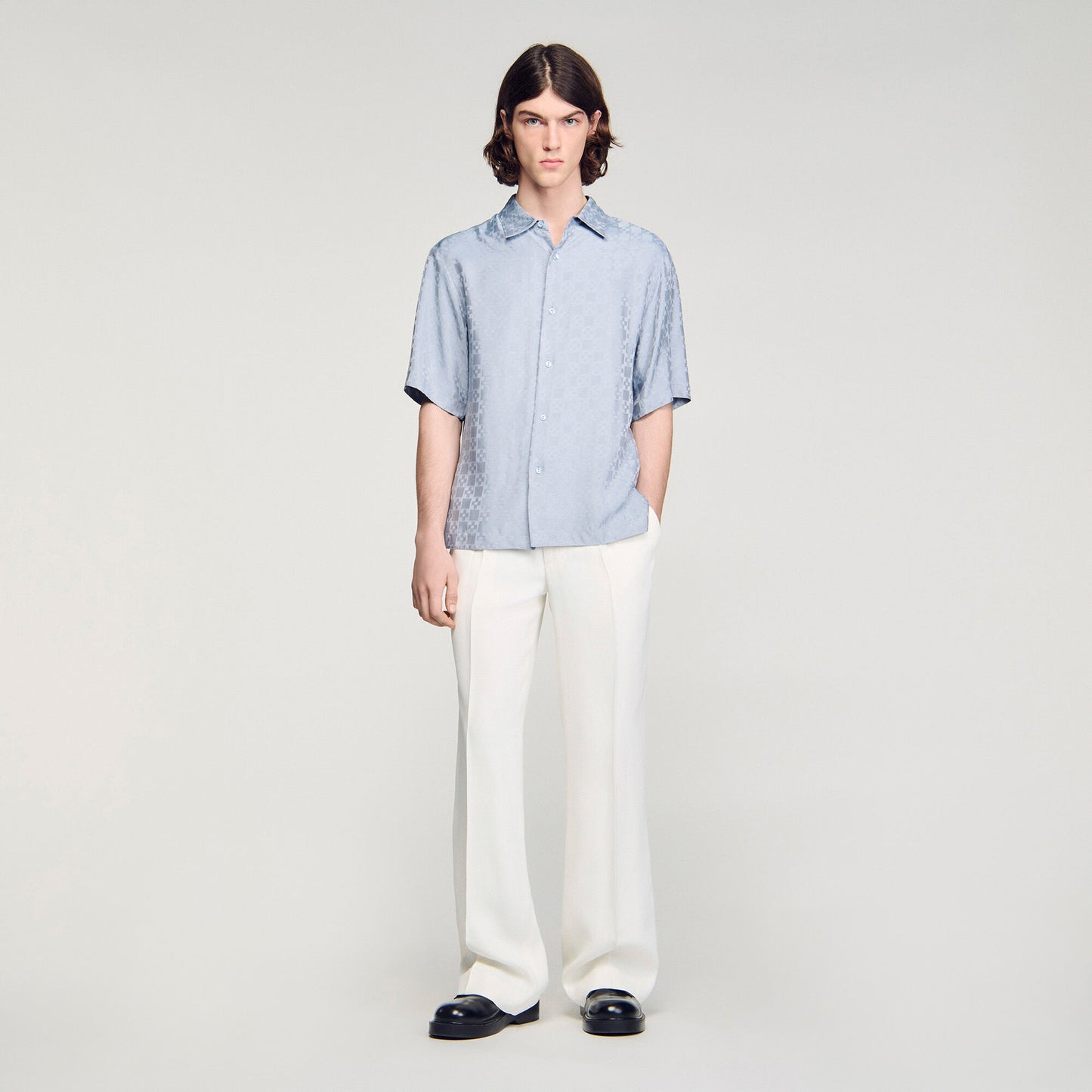 Square Cross loose-fit shirt