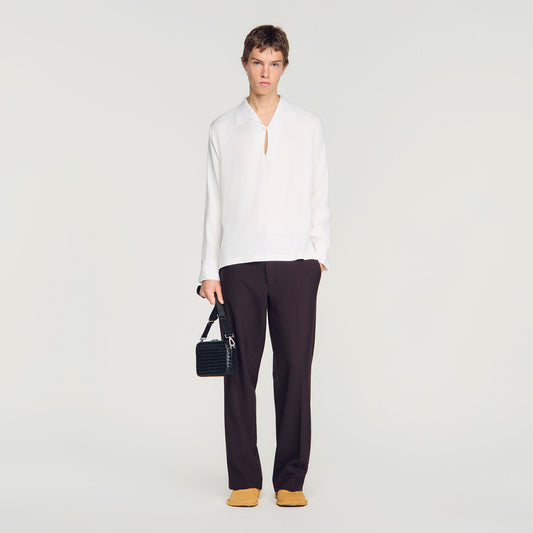 Tunic-effect shirt