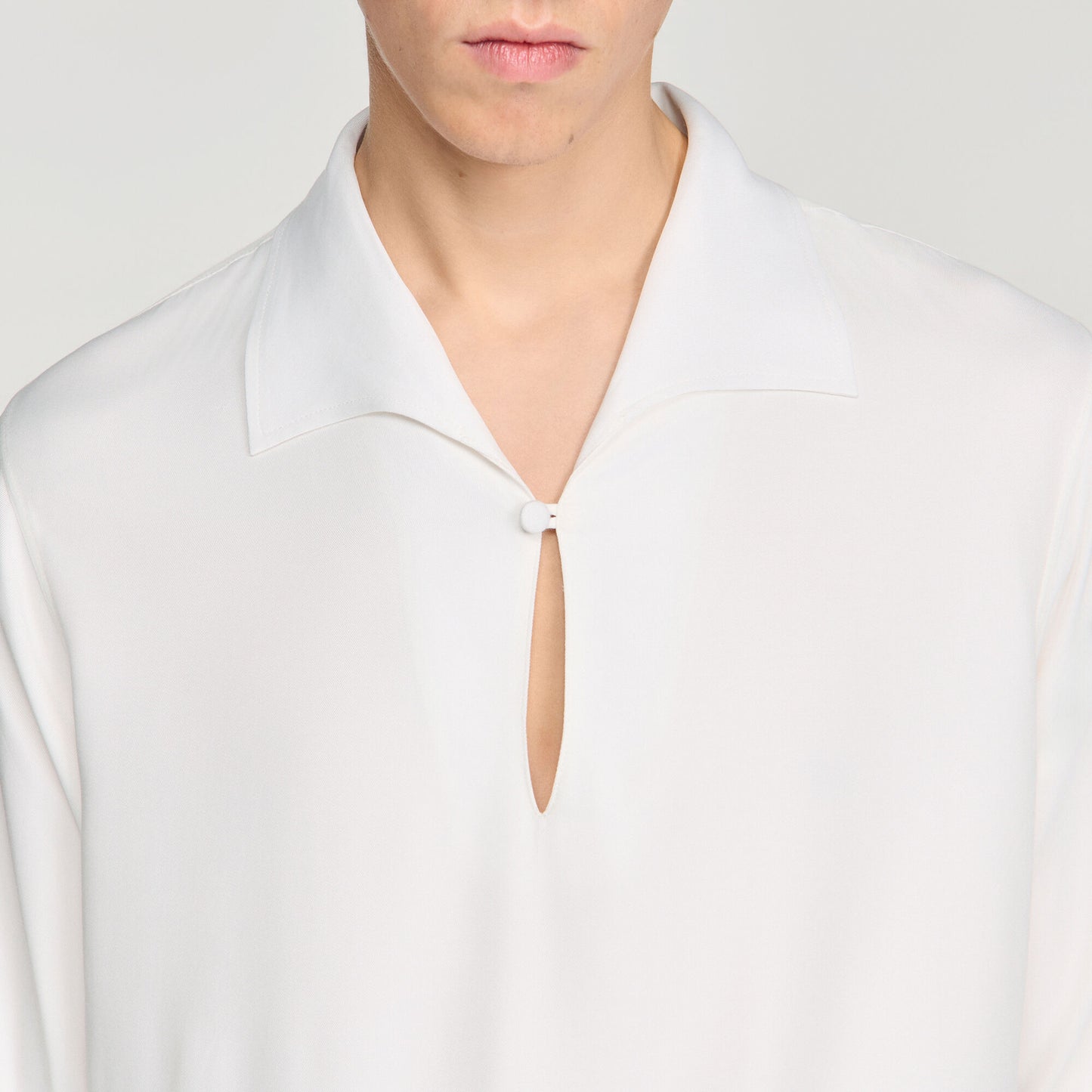 Tunic-effect shirt