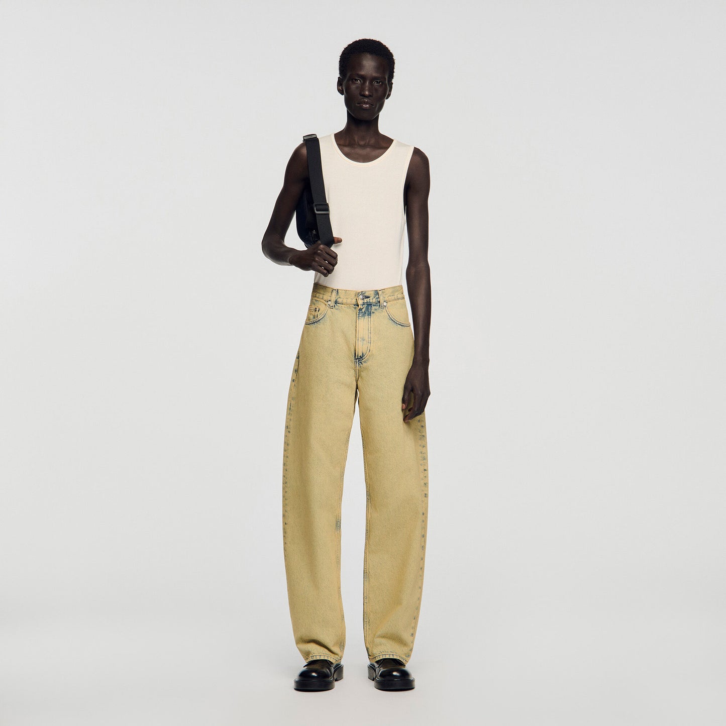 Faded baggy jeans